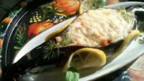 скумбрия в духовке с сыром