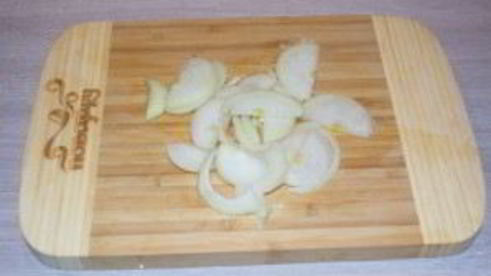 скумбрия, запеченная с грибами