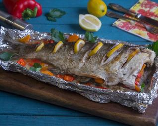 Толстолобик в фольге запеченный