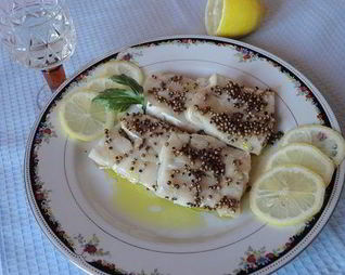 Треска с кориандром