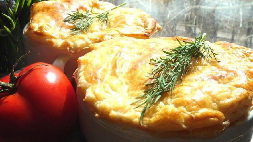 Рецепт тунец под тестом