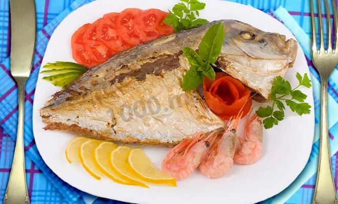 Вомер запеченный в духовке