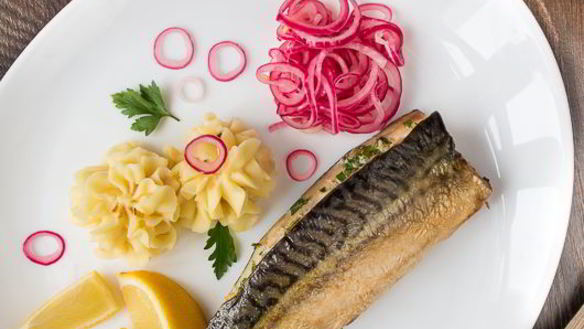 Рецепт Запеченная скумбрия с травами