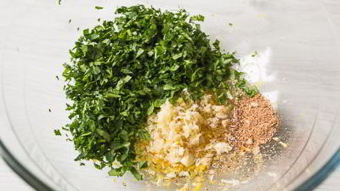 запеченная скумбрия с травами