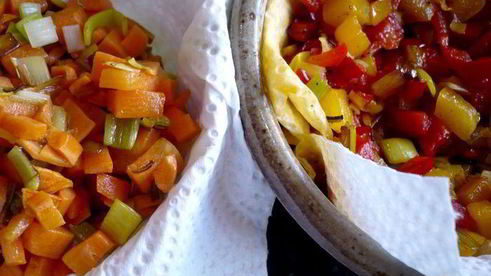 запеченное филе двух видов рыбы с овощами несладкая парочка