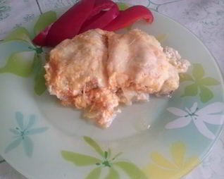 Запеченное филе трески