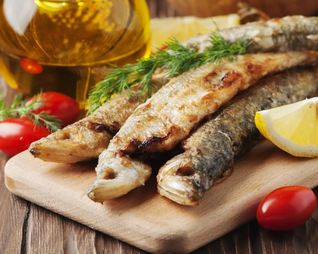 Жареная корюшка