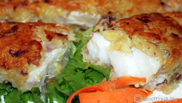 Рецепт Жареная рыба в картофельной корочке