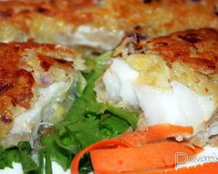 Жареная рыба в картофельной корочке