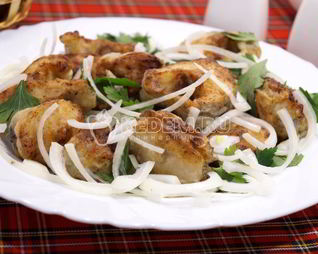 Жареный минтай