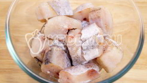 жареный минтай