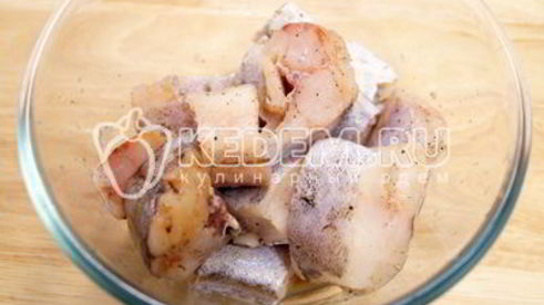 жареный минтай