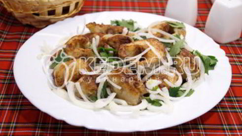 жареный минтай