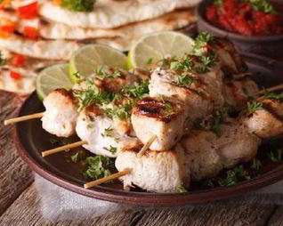 Ароматный шашлык с мятой