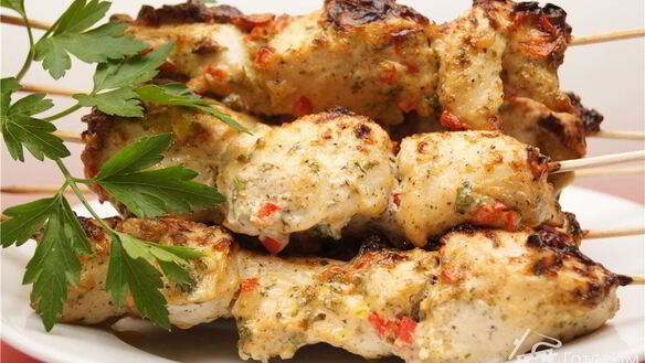 Рецепт Ароматные куриные шашлычки