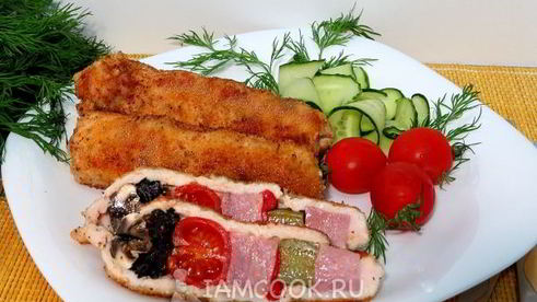 фаршированный шашлычок