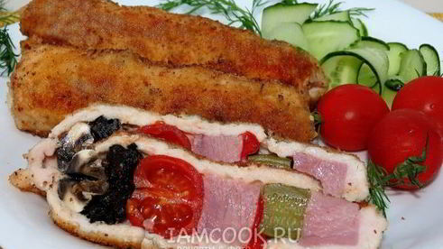 фаршированный шашлычок