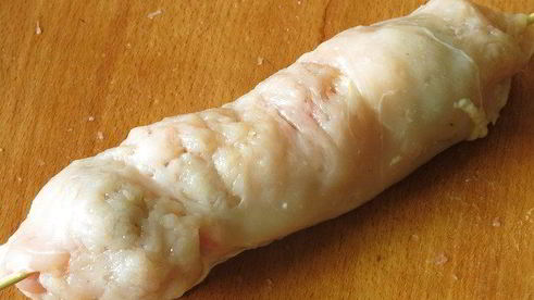 фаршированный шашлык