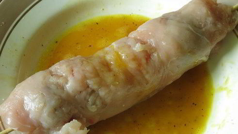 фаршированный шашлык