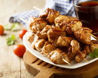 Куриный шашлык в духовке