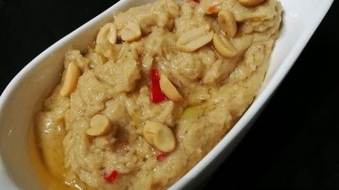 куриные шашлычки с арахисовым соусом