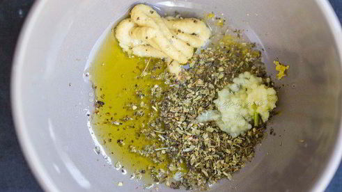 лимонно-горчичные куриные шашлычки с рулетиками из цукини