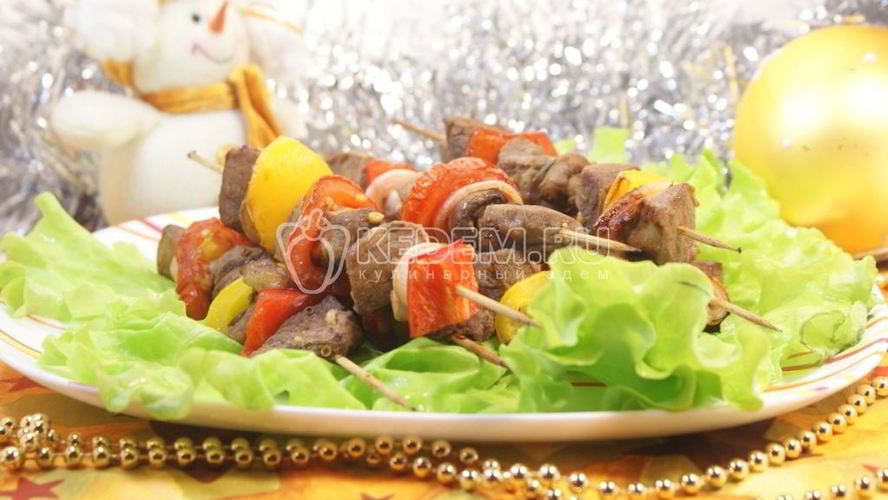 Рецепт новогодние шашлычки