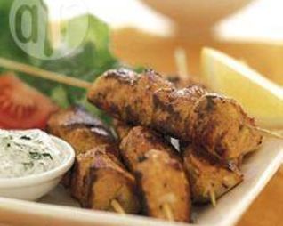 Шашлычки из индейки по-индийски