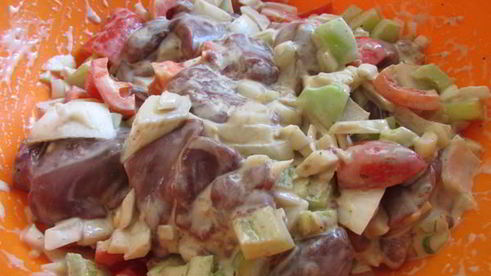 шашлычки из куриной печени