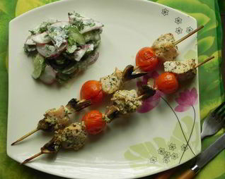 Шашлычки из курицы