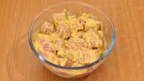 шашлычки из свинины с овощами и грибами