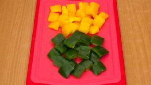 шашлычки из свинины с овощами и грибами