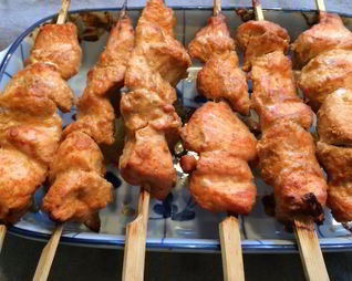 Шашлычки-тандури из индейки