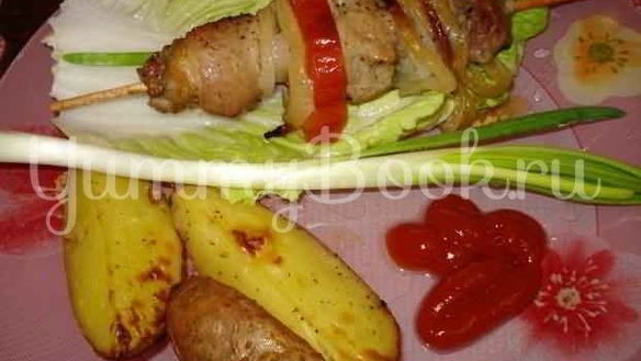 Рецепт Шашлычок по-домашнему с картошечкой