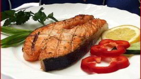 шашлык из форели на решетке