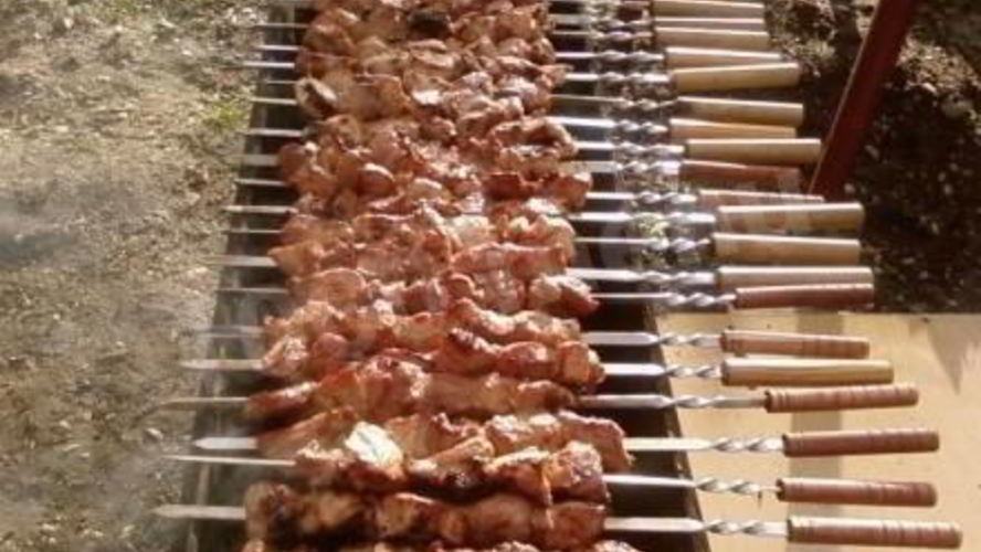 Рецепт шашлык из говядины на мангале