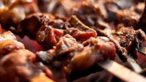 шашлык из гуся