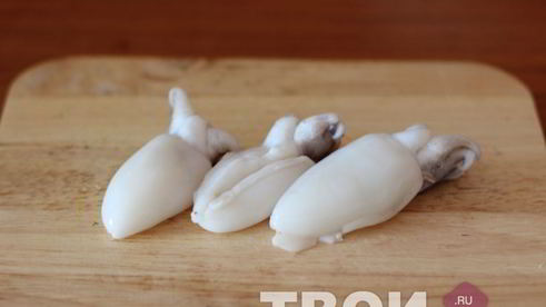 шашлык из кальмара