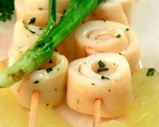 Шашлык из кальмаров