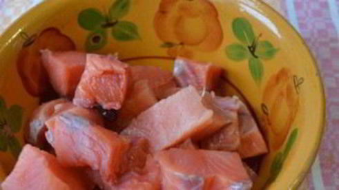 шашлык из кеты