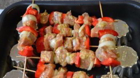 шашлык из кеты