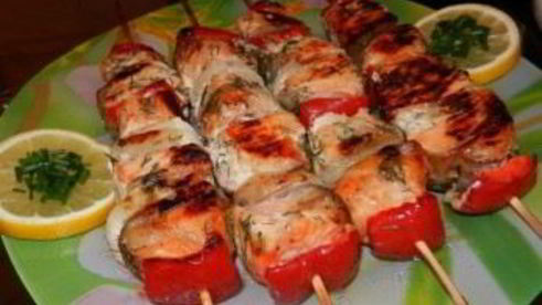 шашлык из кеты