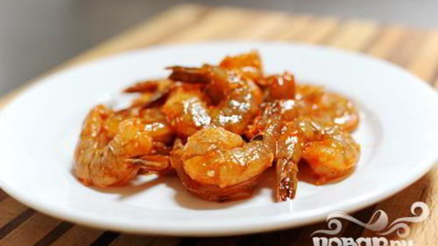 Рецепт шашлык из креветок