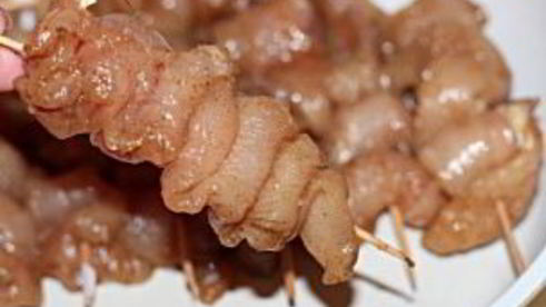 шашлык из куриных грудок