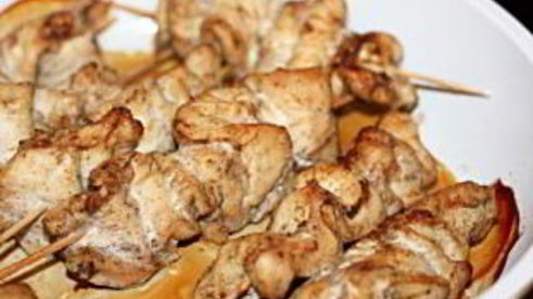 шашлык из куриных грудок