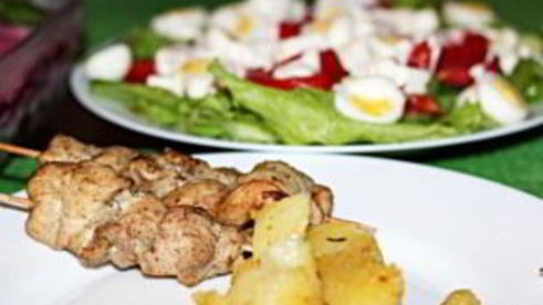шашлык из куриных грудок