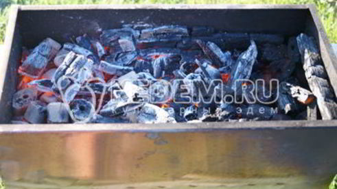 шашлык из курицы с корейкой