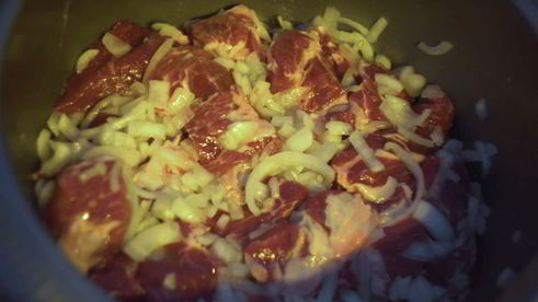 шашлык из свинины на кисломолочной основе