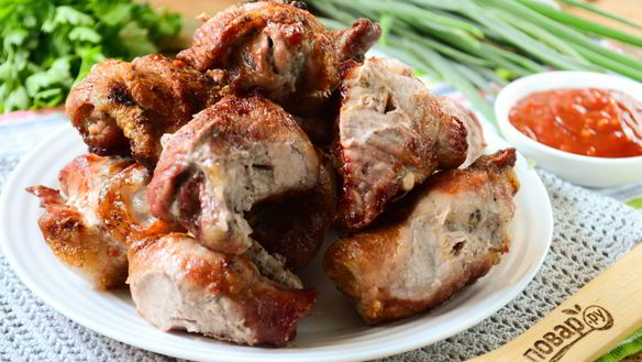 Рецепт Шашлык из свинины рулетиками