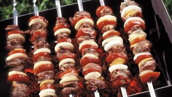 Рецепт Шашлык из свинины с базиликом в собственном соку